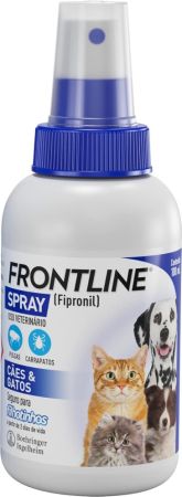 Frontline Antipulgas e Carrapatos Spray para Cães e Gatos